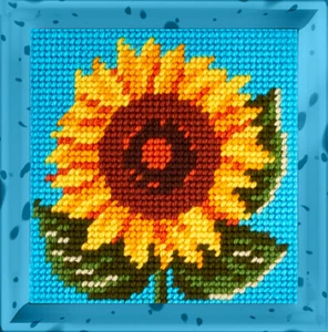 DIY Needlepoint Kit "Sunflower" - Picture 1 of 1
