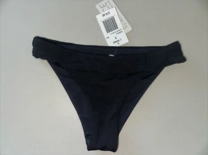 NWT L Space Women’s Black Veronica Bikini Bottom Size S - Picture 1 of 4