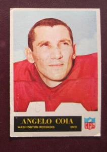 1965 Philadelphia Angelo Coia (Washington Redskins) #186 VG/EX - Photo 1 sur 2