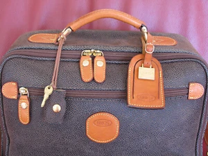 Bric's Beauty Kosmetiktasche Tasche Leder Grün Schultertasche Umhängetasche  - Bild 1 von 16