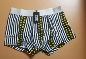 Calzoncillo boxer Frank Dandy para hombre ajustado amarillo Old Glory nuevo con etiquetas - Imagen 1 de 1