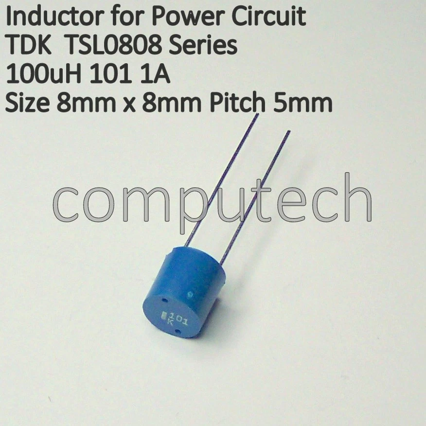 1 pezzo Induttore Induttanza radiale 100 uH 1A TDK TSL0808S-101KR80-PF