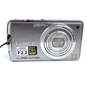 Panasonic Lumix DMC-FX700 14.1 MP Digital Camera Grey Tested Works Touch Screen - Picture 1 of 13