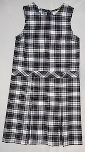 Mädchen R/K mehrfarbig karierte Uniform Pullover Kleid Reg. & Plusgrößen 14 - 7 1/2 - Bild 1 von 6