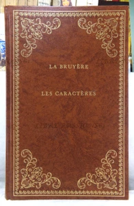 LES CARACTÈRES, LA BRUYÈRE, ÉDITIONS PRESTIGE DU LIVRE, 1979 - Picture 1 of 16