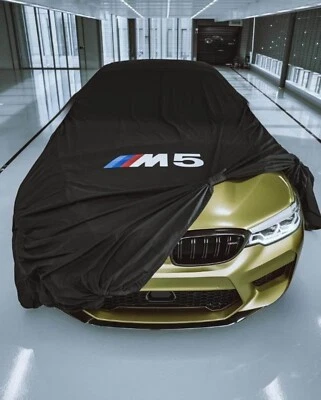Per BMW M5 Car Cover Classe Antipolvere Antivento Pettinatura Morbida Indoor ... - Immagine 1 di 4