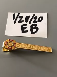 Barra de corbata vintage de veteranos de guerras extranjeras que recordamos - Imagen 1 de 5