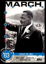 2015 Topps MLK Leads March On Washington Baseball Cards #5A