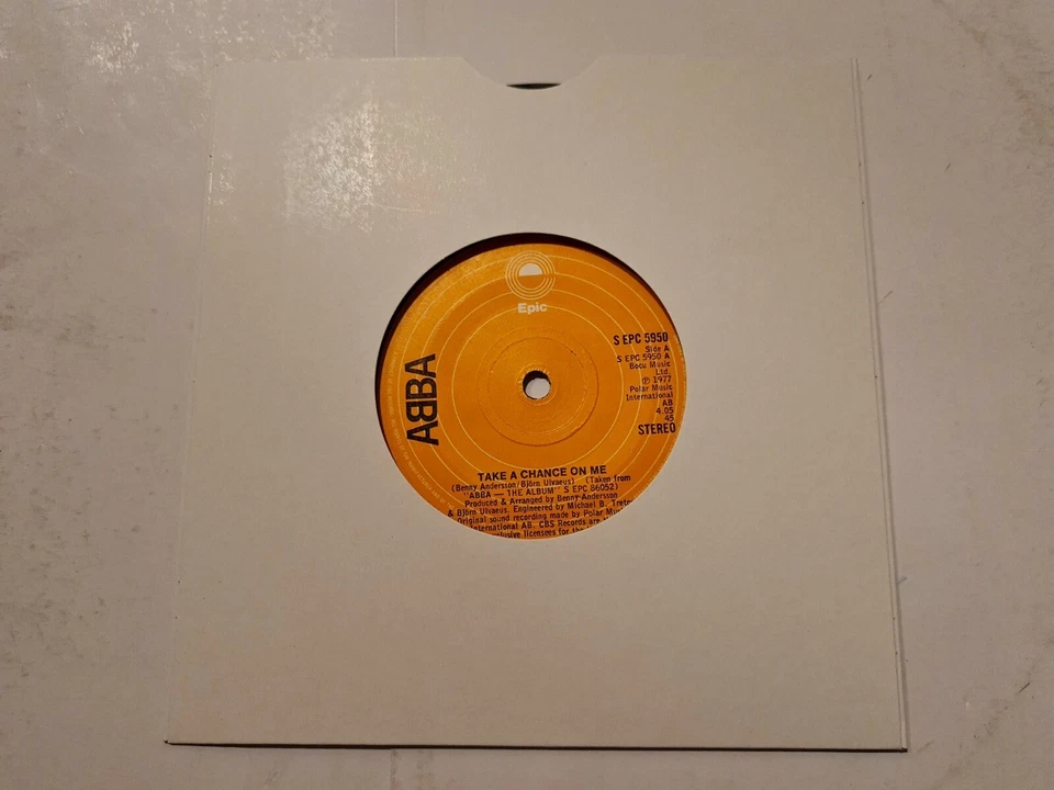 ABBA - Take a Chance on Me / I'm a Marionette-  7 inch single 1977 - Image 1 of 1