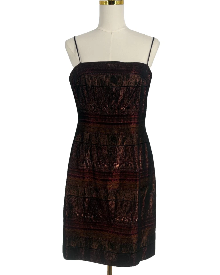 Vestido Jones New York Mujer Jacquard 8 Colorido Hada Oscura Y2K Retro Bodycon Foto 1 de 4