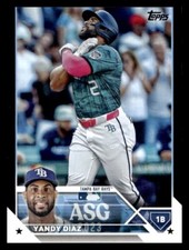 2023 Topps Update Yandy Diaz All-Star Game #ASG-11 Black #62/299 Tampa Bay Rays