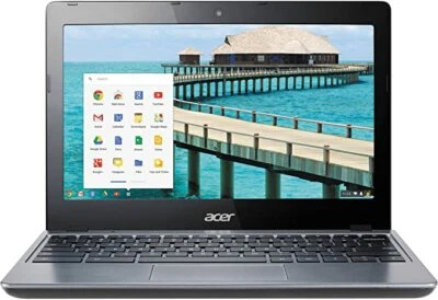 Acer C720  Chromebook C720-2844 11.6" 16GB, , 1.4GHz, 4GB Gray OK Condition - Image 1 of 4