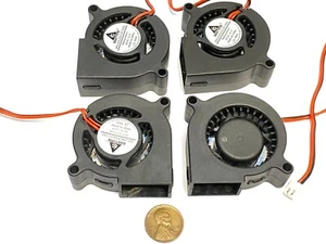 4 sztuki Bezszczotkowa dmuchawa odśrodkowa komputer Gdstime 5020 50mm 5cm 5v wentylator - Zdjęcie 1 z 3