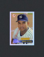 Ruben Rivera 1996 Topps Chrome REFRACTOR #138 - Yankees - SUPER RARE - Gem Mint