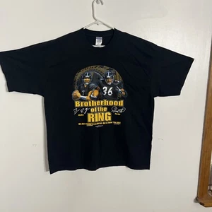 Vintage Pittsburgh Steelers T Shirt Ben Roethlisberger Bettis Men’s 2XL - Picture 1 of 5