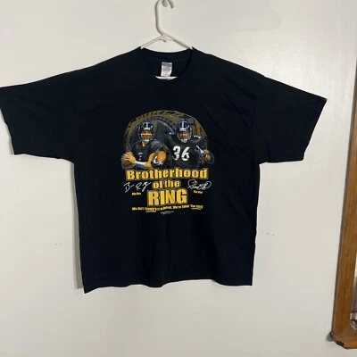 Camiseta vintage de los Pittsburgh Steelers Ben Roethlisberger Bettis para hombre 2XL Foto 1 de 4