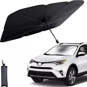 Windshield Cover Umbrella Foldable Front Window Visor Rays and Keeps Cars Cool - Picture 1 of 12
