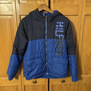 Boys Blue Size Medium (10-12) Youth Tommy Hilfiger Winter Jacket  - Picture 1 of 4
