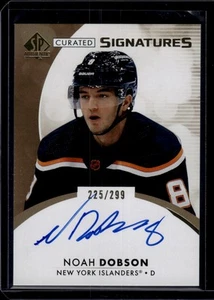 2023-24 SP Authentic #SPC-ND Noah Dobson Curated Signatures #/299 - Picture 1 of 2