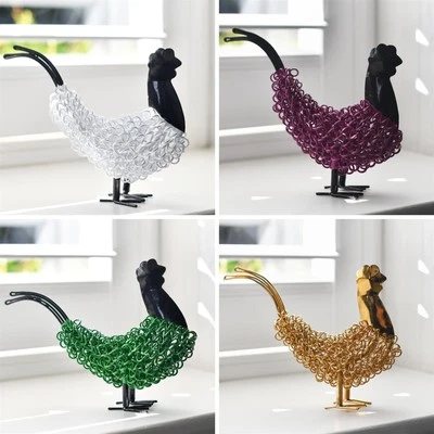 'Cody' The Colourful Cockerel Recycled Scrap Metal Art Sculpture Ornament - Image 1 of 4