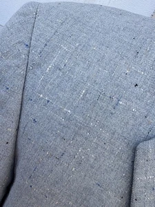 1950s Vintage Pale Blue Atomic Speck Tweed Blazer Jacket Sport Coat Chest 47 - Bild 1 von 19