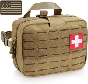 LIVANS Tactical Molle Medical Pouch of Upgraded Size, First Aid Large Capacit... - Picture 1 of 15
