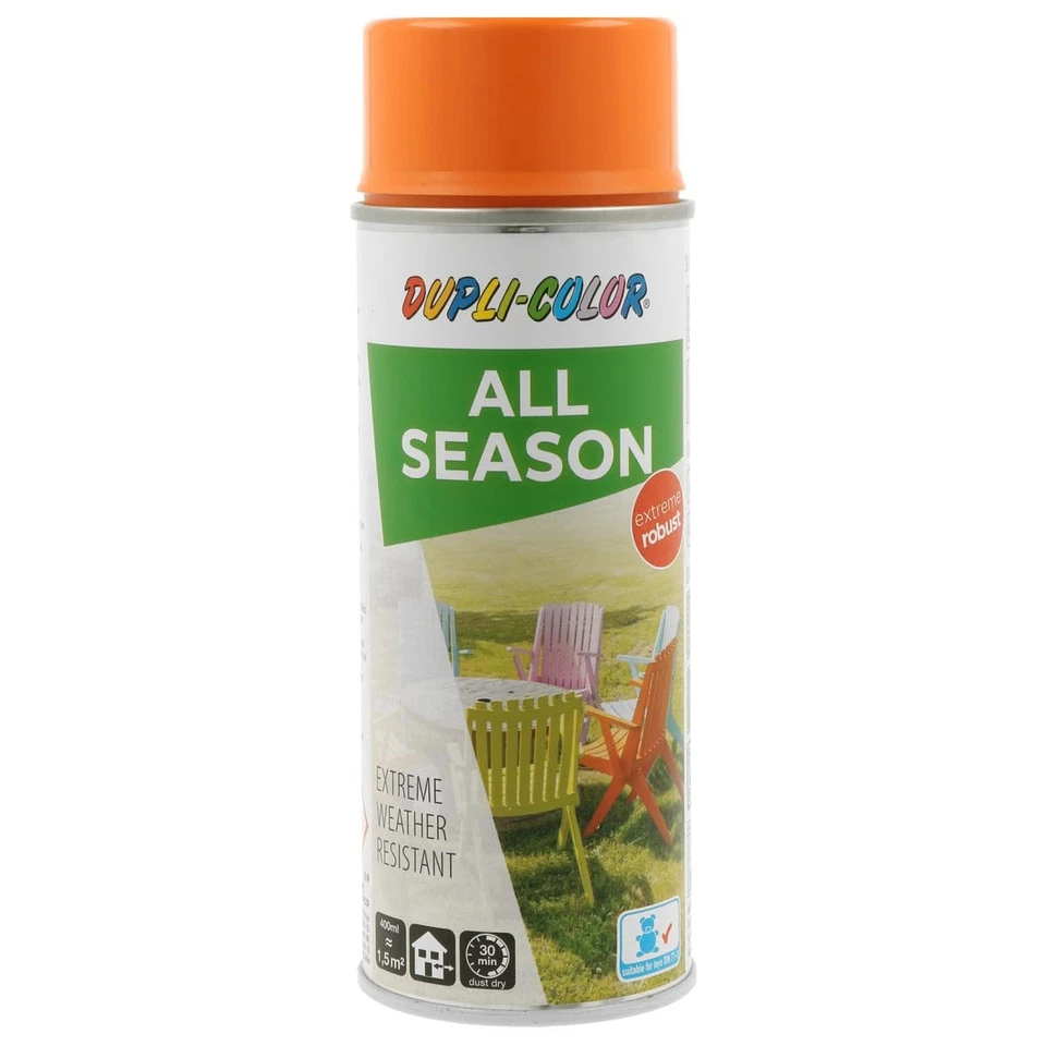 DUPLI-COLOR 466663 ALL SEASON RAL 2003 Arancio pastello lucido 400 ml cOij - Immagine 1 di 1