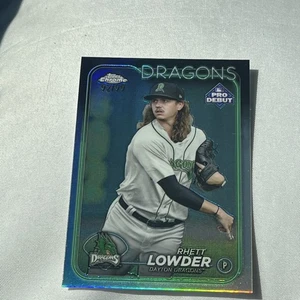 Rhett Lowder 2024 Topps Pro Debut Green Refractor /99 - Bild 1 von 3
