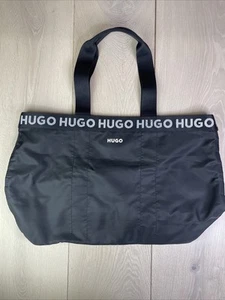 Hugo Boss Becky Logo Tote Hand Bag - Black / BNWOT - Picture 1 of 6