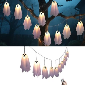 10 LED Battery Operated Halloween String Lights with 8 Modes for Indoor Outdoor - Picture 1 of 7