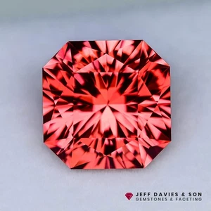 Precision Cut - 14.88ct LAB Padparadcha Sapphire - Pulled Czochralski - Picture 1 of 2