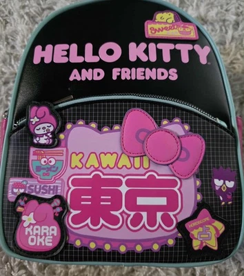 Mini mochila Sanrio Hello Kitty & Friends luzes de neon. FÁBRICA LACRADA EM PERFEITO ESTADO - Imagem 1 de 4