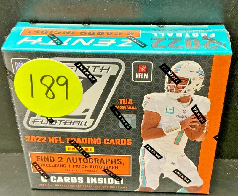 2022 Panini Zenith Football Factory Sealed HOBBY BOX - 2 AUTO PER BOX - Image 1 of 1