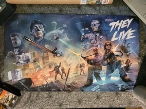 John Carpenter THEY LIVE 16.5" x 28.5" Scream Shout Factory Poster - Picture 1 of 9