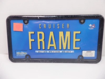 Cruiser 20050 Classic License Plate Frame, Black — 第 1/4 张图片