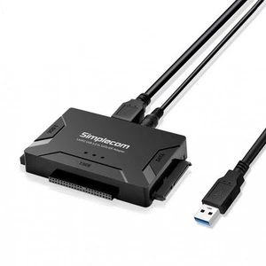 O-Simplecom USB 3.0 to 2.5", 3.5", 5.25" SATA IDE Adapter with Power Supply - Picture 1 of 1