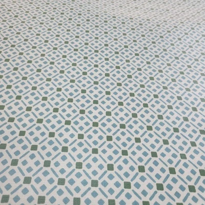 Restos de tapicería de diseño, algodón vinilizado, enrejado de tapiz 1,5 yardas Foto 1 de 4