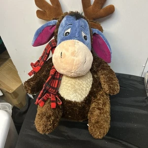 Eeyore Disney Store Exklusives Stofftier Plüsch Holiday Weihnachten Rentier - Bild 1 von 3