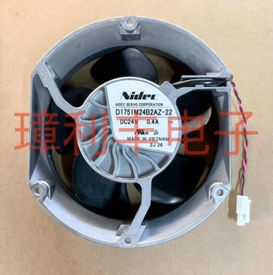 1PC NIDEC D1751M24B2AZ-22 24V inverter cooling fan - Image 1 of 2