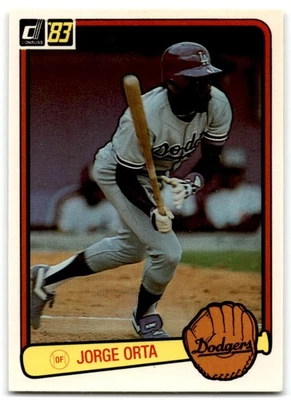 1983 Donruss Jorge Orta Los Angeles Dodgers #388 - Image 1 of 2