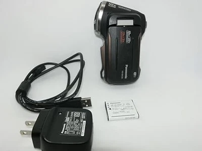 Panasonic HX-WA30 Black Digital Movie Camera Waterproof Body w/Battery, Charger - Image 1 of 4
