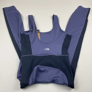 The North Face Dune Sky One Piece Bodysuit Women’s M Workout Yoga Blue - Picture 1 of 14