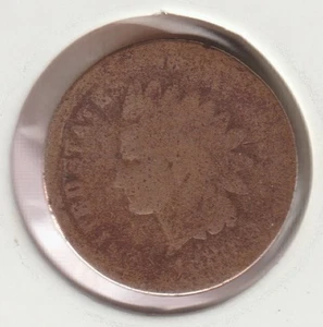 US Rare Old West 1880 Indian Head Penny Coin American Collection Shield Cent USA - Picture 1 of 2