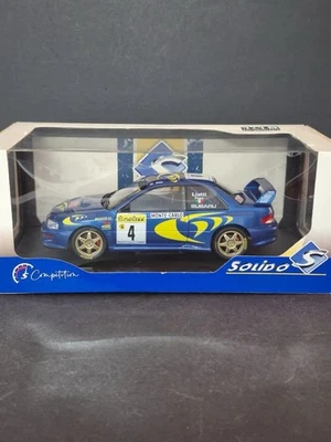 RARE 1:18 Solido Subaru Impreza #4 Rally Monte Carlo Piero Liatti Pons 1997 Win - Image 1 of 4