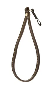 Brown Faux Leather Walking Stick Wrist Strap/Cord Charles Buyers