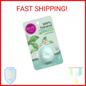 eos 100% Natural & Organic Lip Balm- Sweet Mint, Dermatologist Recommended, All- - Picture 1 of 2