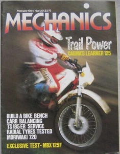 Mechanics magazine February 1984 featuring Cagiva, Yamaha, Moriwaki - Picture 1 of 2