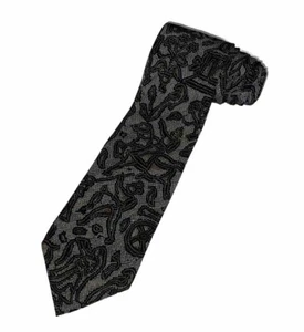 Corbata multicolor vintage Giogio Armani para hombre soldados que se aproximan - Imagen 1 de 6