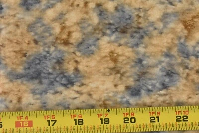 13" Long, Marbled Green & Tan Quilt Cotton, Blank Textiles, 2004, P6822 - Image 1 of 4