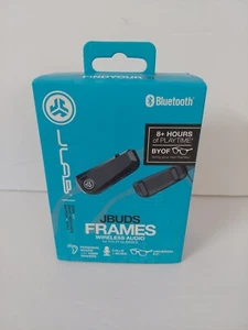 New-JLab EBFRAMESRBLK124 JBuds Frames Wireless Audio for Glasses-Black-Free Ship - Picture 1 of 4
